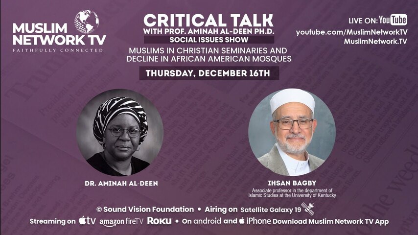 Muslims in Christian Seminaries and decline in African American Mosques