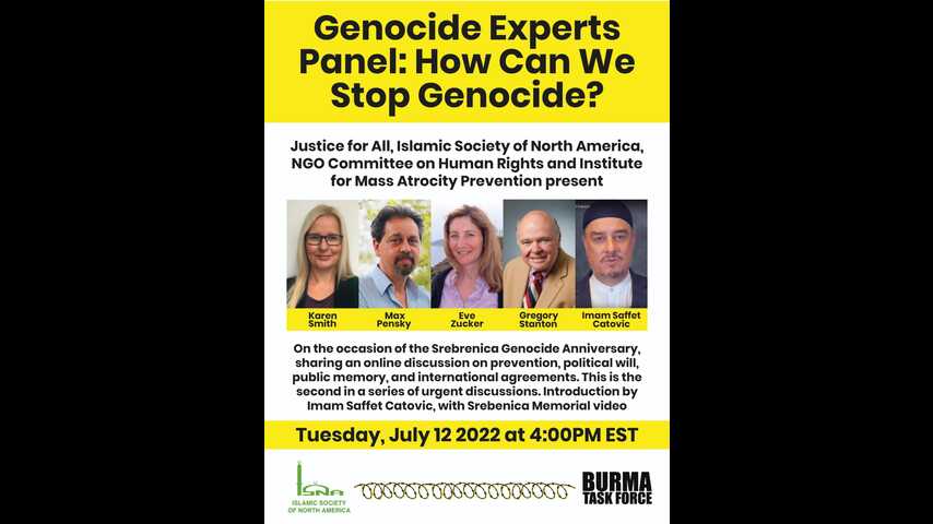 Genocide Experts Panel: How Can We Stop Genocide?