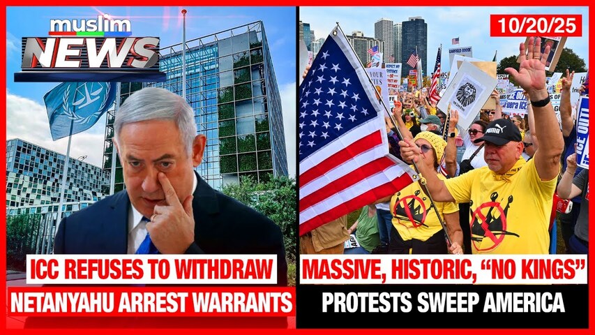 Massive Historic “No Kings” Protests Sweep America  | Muslim News | Oct 20, 2025