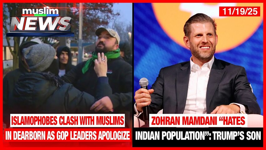 Islamophobes Clash With Muslims In Dearborn | Muslim News | Nov 19, 2025