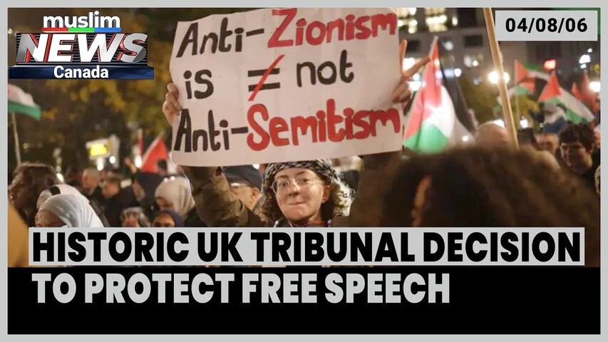 Landmark UK Ruling Separates Anti-Zionism From Anti-Semitism | August 04, 2026
