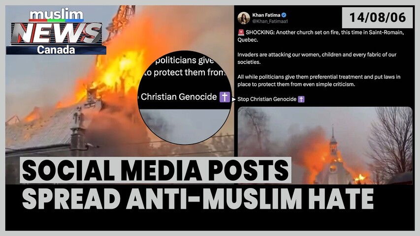 Viral Posts Falsely Blame Muslim Immigrant for Old Quebec Church Fire | Aug 14, 2026