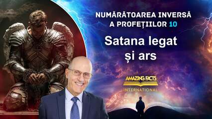 Satana legat și ars